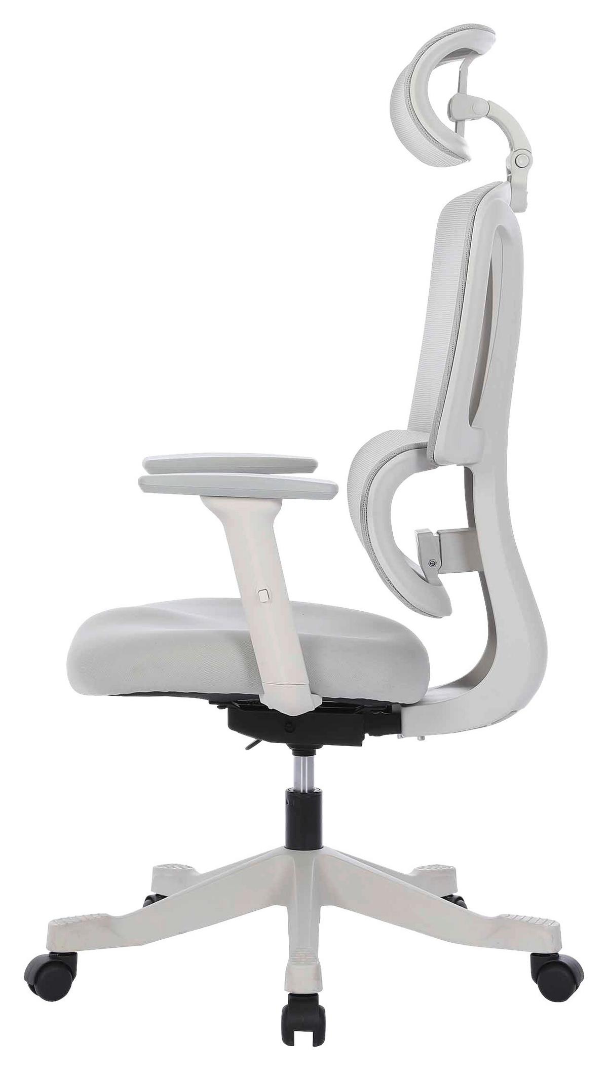 Uredska Stolica Triton - siva, Moderno, drvo/metal (67,5/120/128/63,5cm) - Premium Living