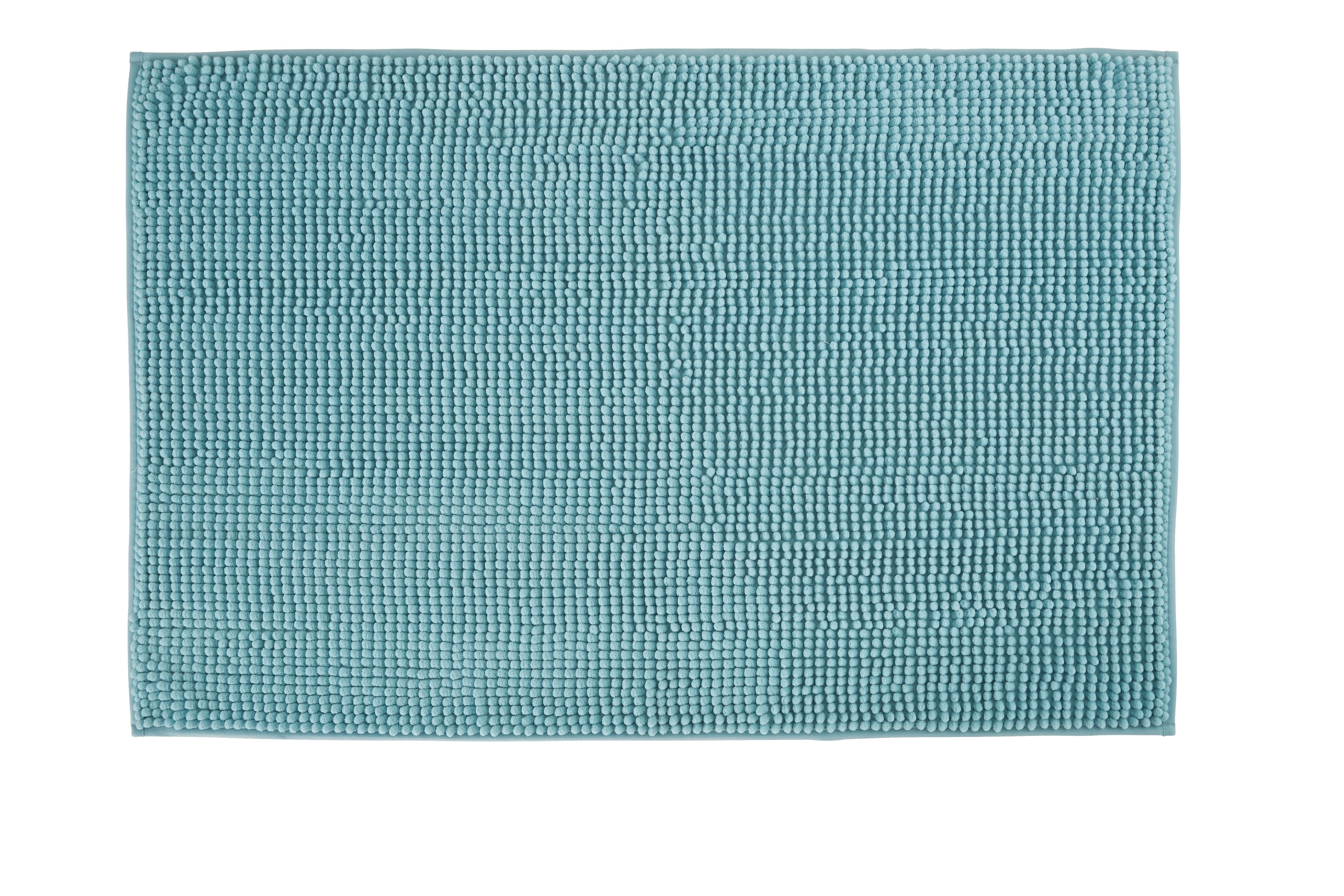 Fürdőszobaszőnyeg Nelly 60/90cm - türkiz, textil (60/90cm) - Modern Living