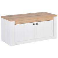 Klop Rovigio, Barva Macesna, Bela - črna/barve hrasta, Basics, kovina/umetna masa (97/45,5/42,5cm) - Landscape