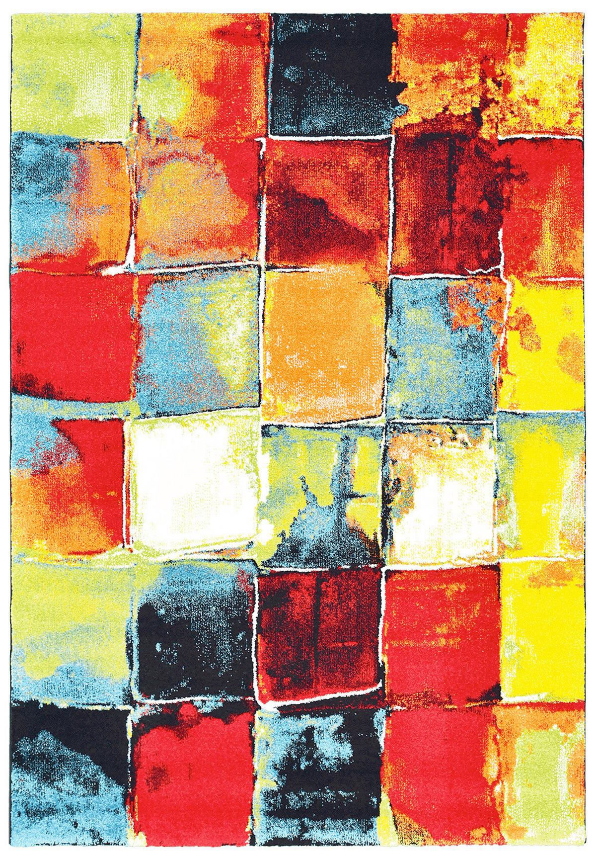 Webteppich Belis Multicolor ca. 80x150cm - Multicolor, KONVENTIONELL, Textil (80/150cm)