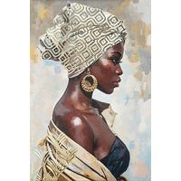 Tablou Mariam cca. 80x120 cm - multicolor, Modern, lemn/textil (80/120/3cm) - Mömax