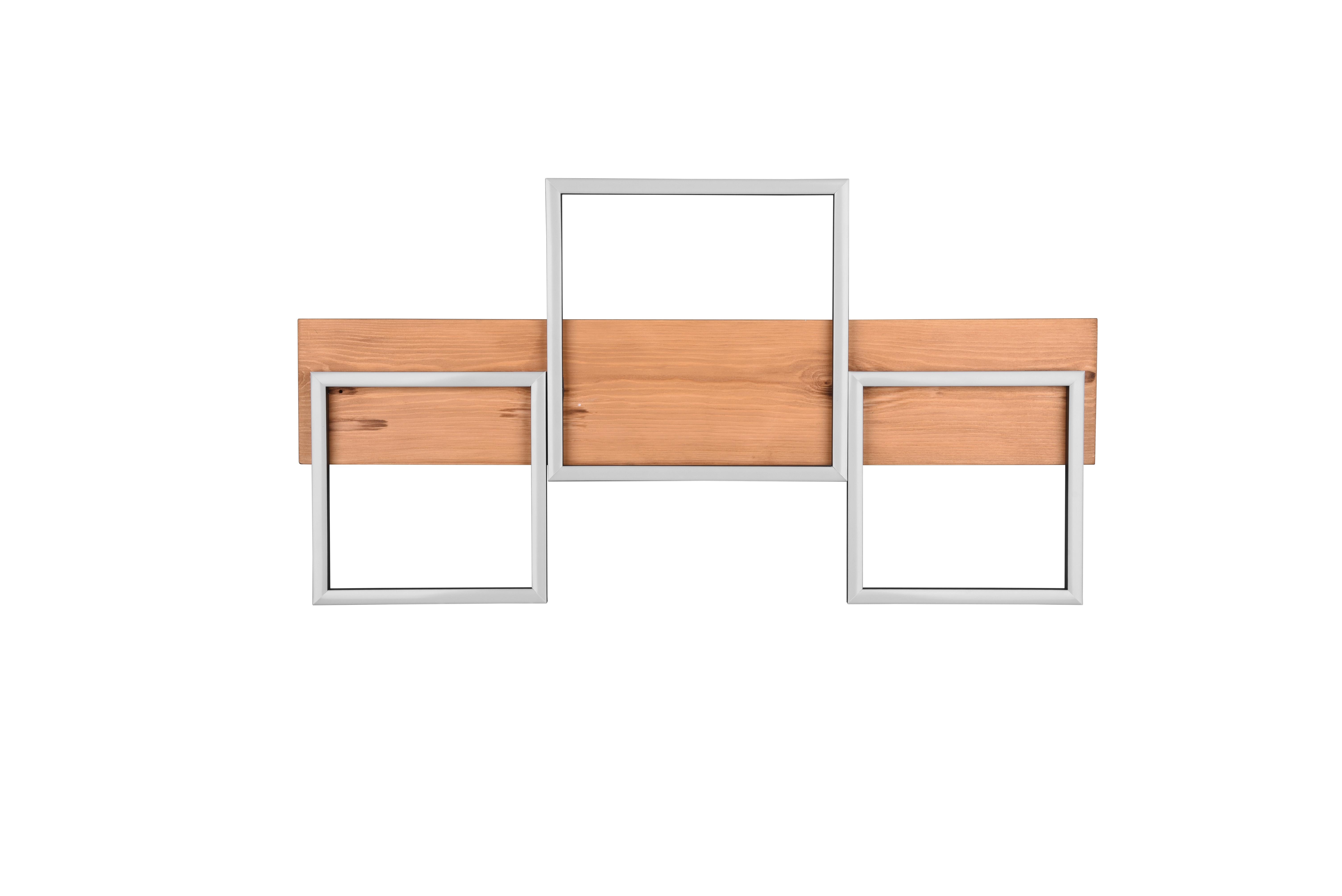 LED-Deckenleuchte Harper Braun/Schwarz max. 30 Watt - Schwarz/Braun, Basics, Holz/Metall (34,5/65/7,5cm) - Trio Leuchten