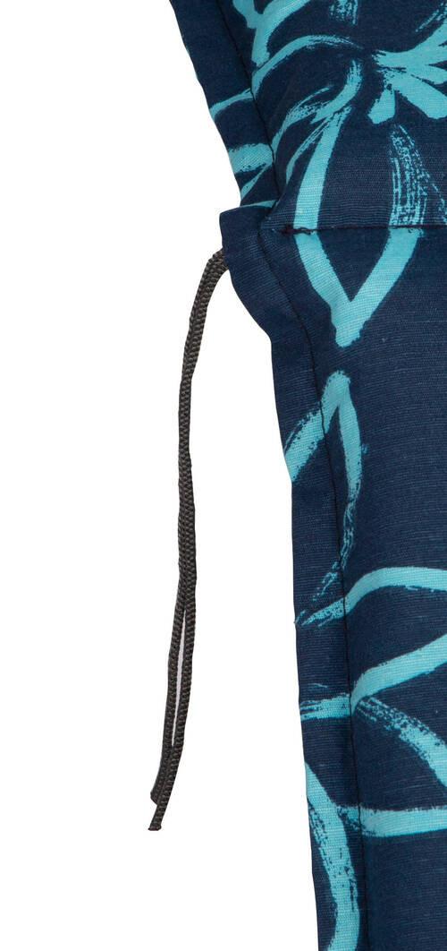 Sedežna Blazina Bunde, 4-Delni Set, Modra - modra/svetlo modra, Basics, tekstil (118/50/6cm)