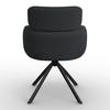STOL MED ARMSTÖD LIORA - svart, Modern, metall/textil (58/84/61cm) - Bessagi Home