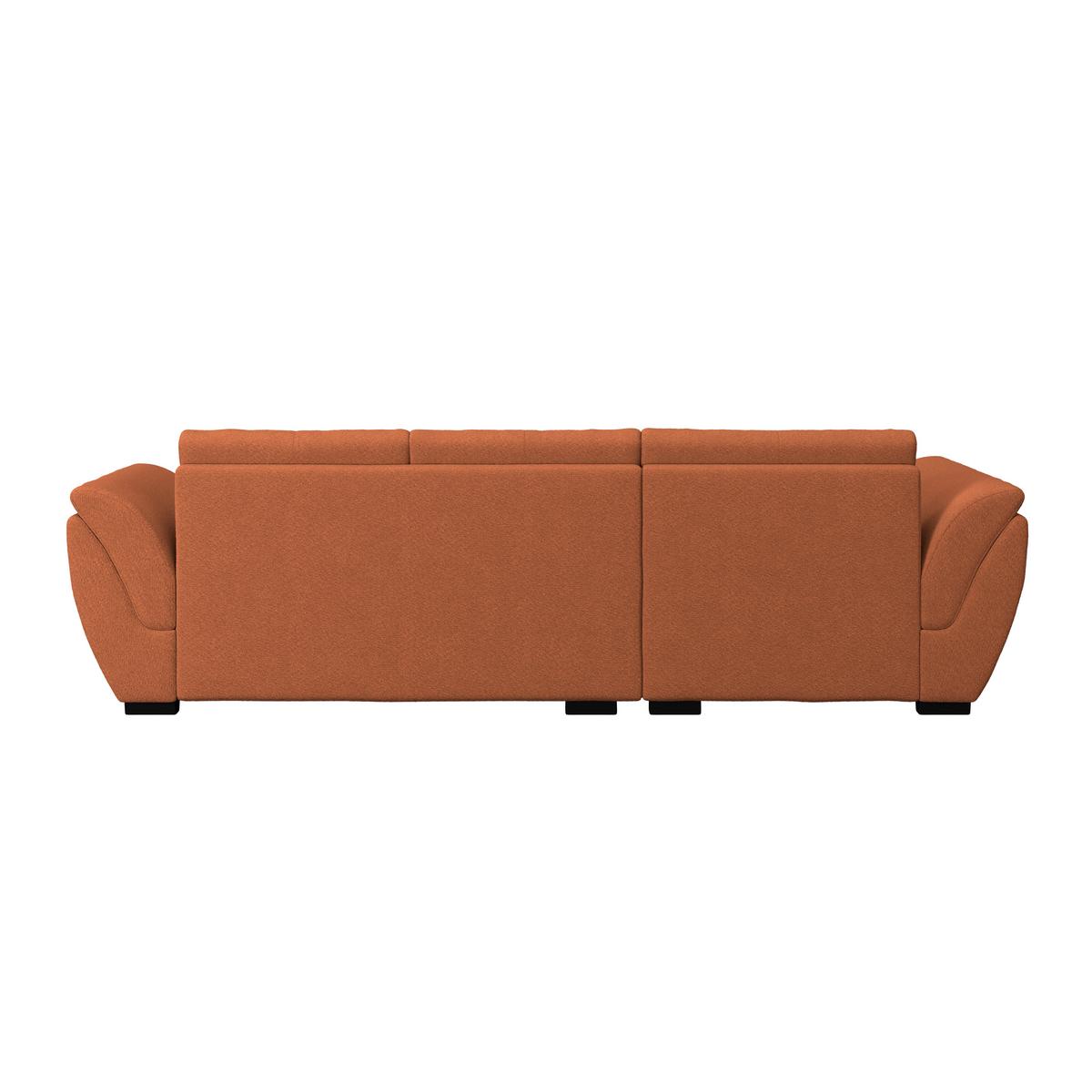 Kutna Garnitura Berisso - crna/terakota, Konvencionalno, tekstil/plastika (187/278cm) - Ondega