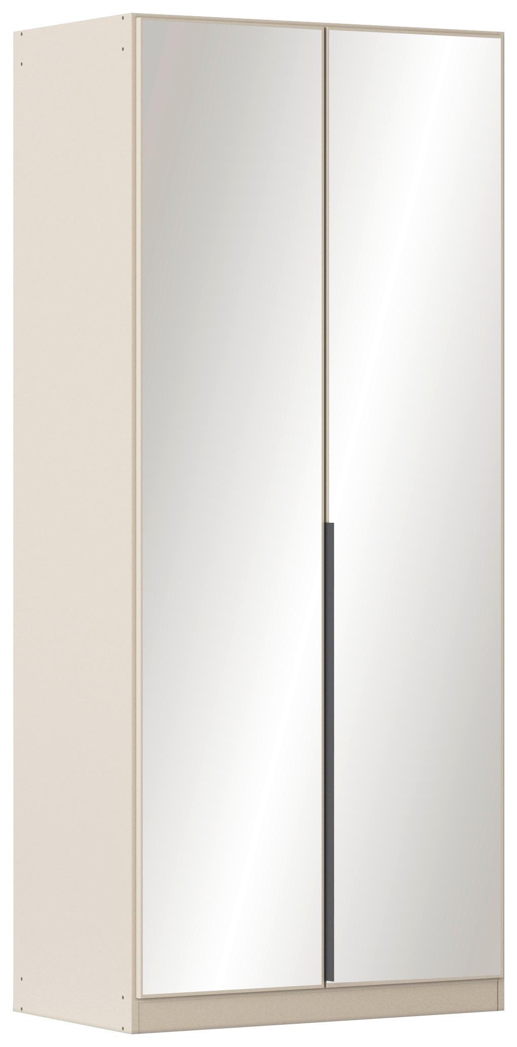 Drehtürenschrank Alabama Champagner - Champagner/Grau, MODERN, Holzwerkstoff/Metall (91/229/54cm) - Rauch Möbel