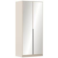 Drehtürenschrank Alabama Champagner - Champagner/Grau, MODERN, Holzwerkstoff/Metall (91/229/54cm) - Rauch Möbel