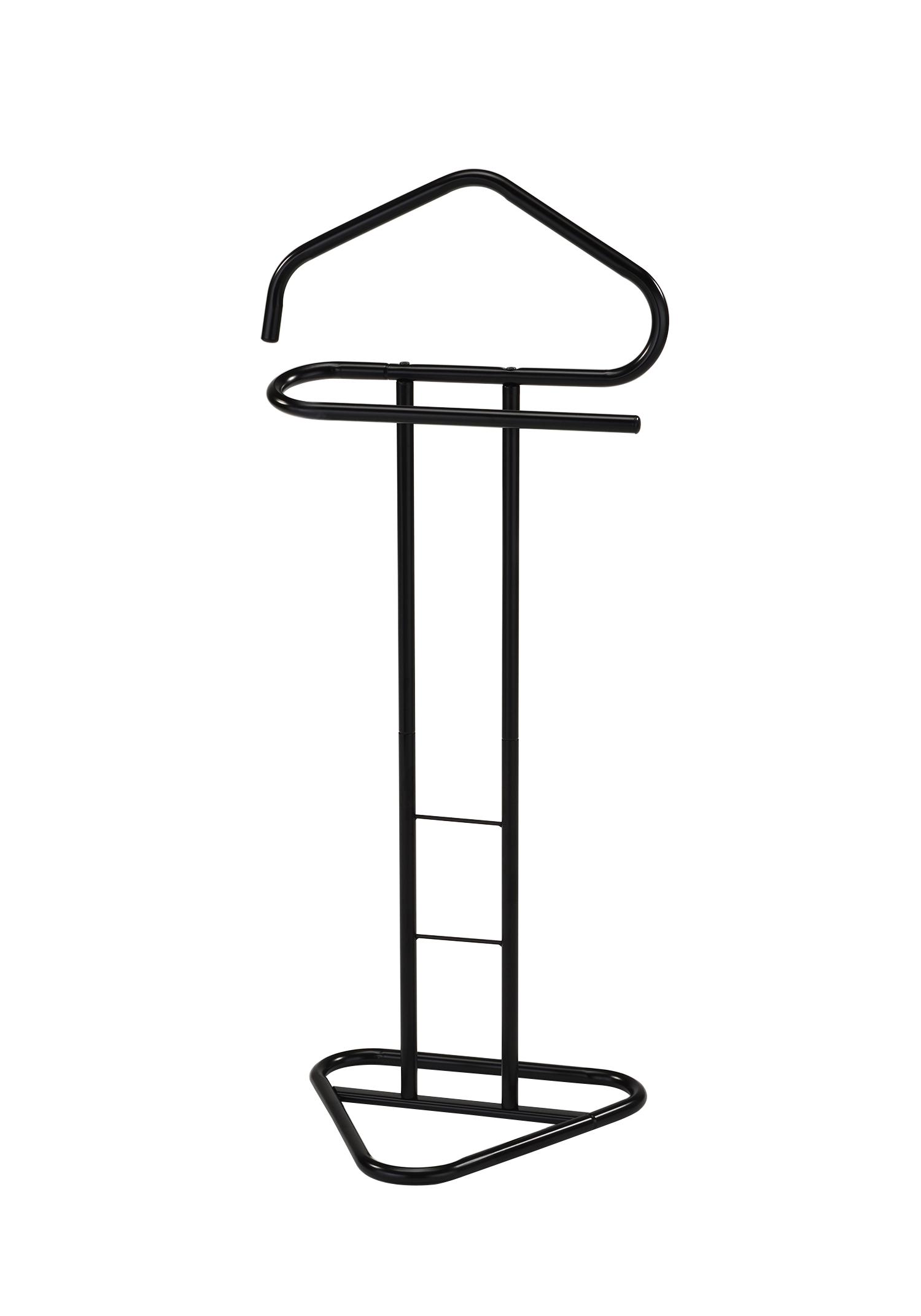 Herrendiener aus Metall in Schwarz - Schwarz, Konventionell, Metall (45/107,5/36,5cm) - Mömax