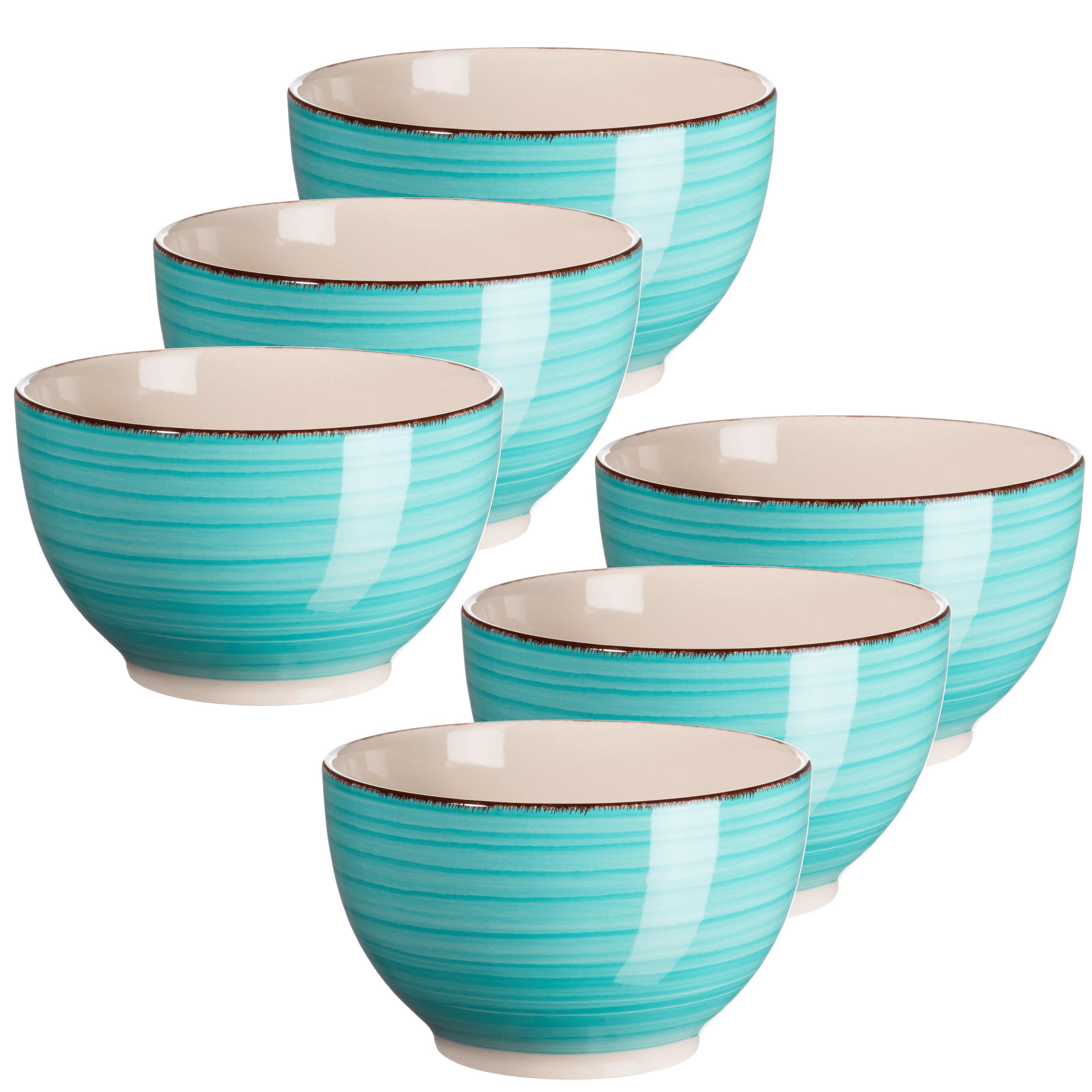 MÜSLISCHALENSET 935335 LUMACA MÜSLISCHALENSET - Türkis, Basics, Keramik (14/8cm) - Mäser