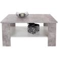 Klubska Miza Paolo - bela/svetlo siva, Konvencionalno, leseni material/les (90/41/55cm) - Modern Living Klubska Miza Paolo - bela/svetlo siva, Konvencionalno, leseni material/les (90/41/55cm) - Modern Living