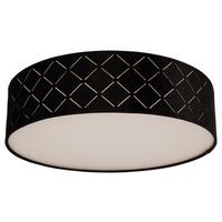 LAMPA SUFITOWA PICHL - czarny/biały, Design, tworzywo sztuczne/metal (38/10cm) - Novel