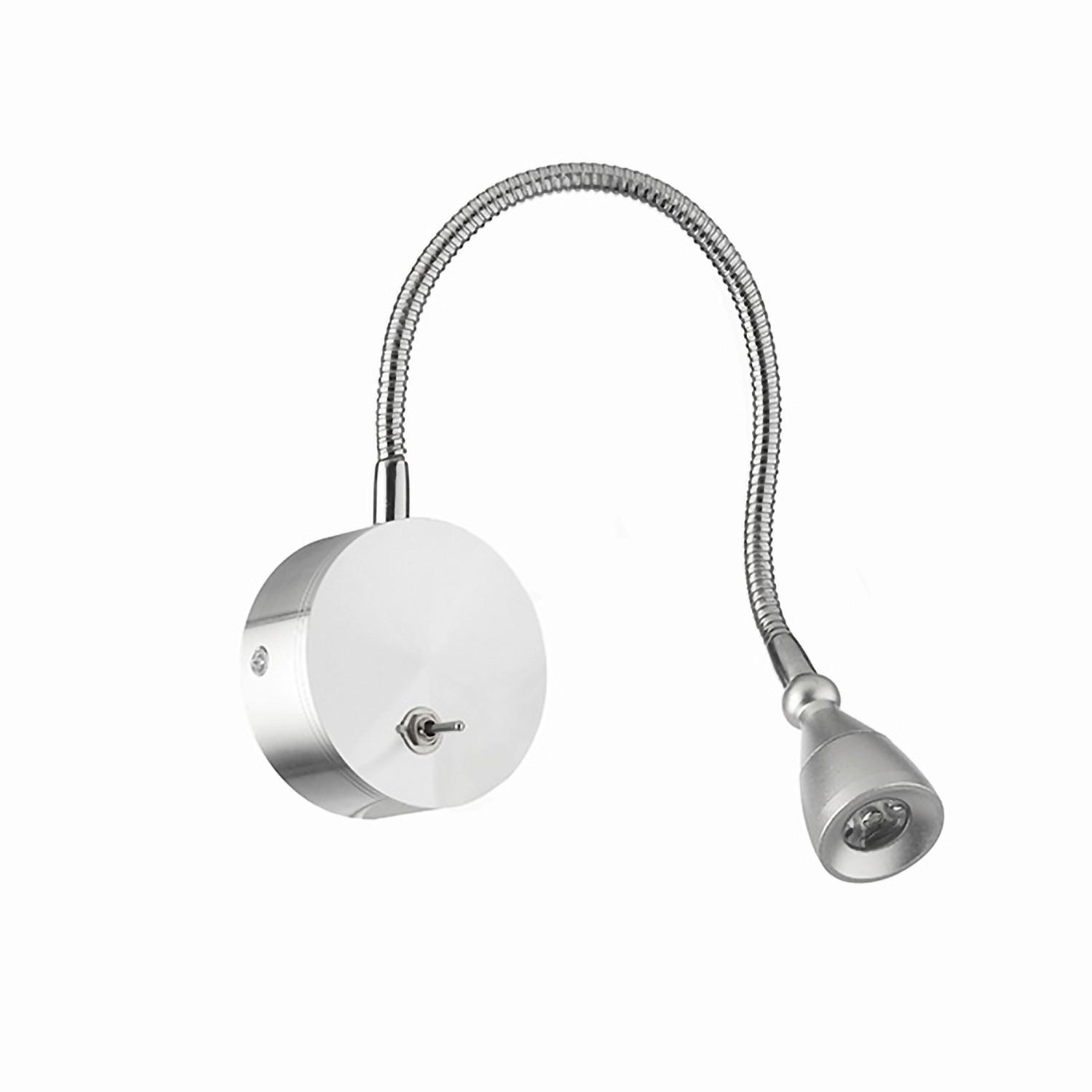 Led Falilámpa 4826/ap - ezüstszínű, Basics, fém (7/7/40cm)