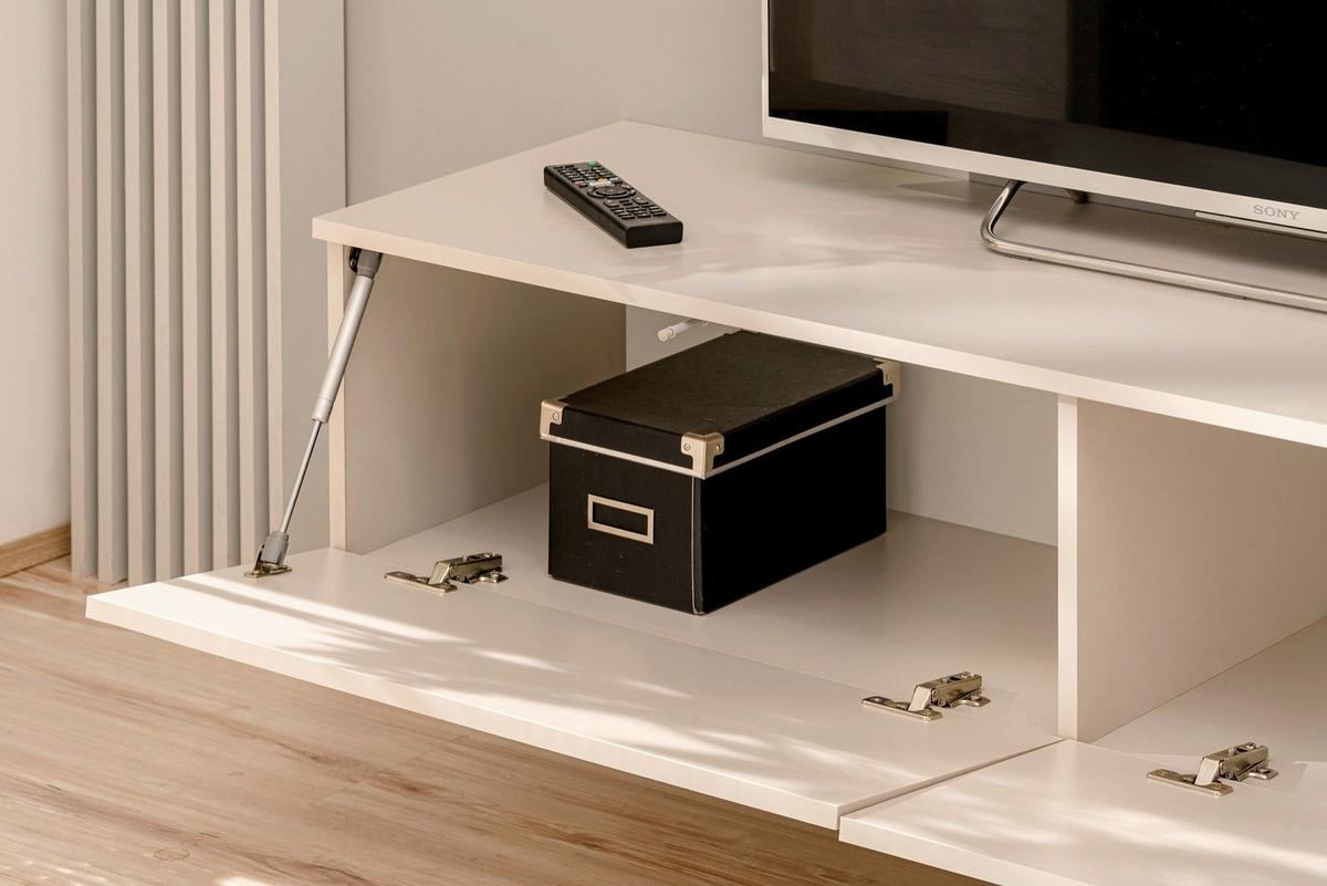 Ansamblu mobilier camera de zi SOLO - cașmir/stejar Artisan, Modern, material pe bază de lemn (180/130/40cm) - Bessagi