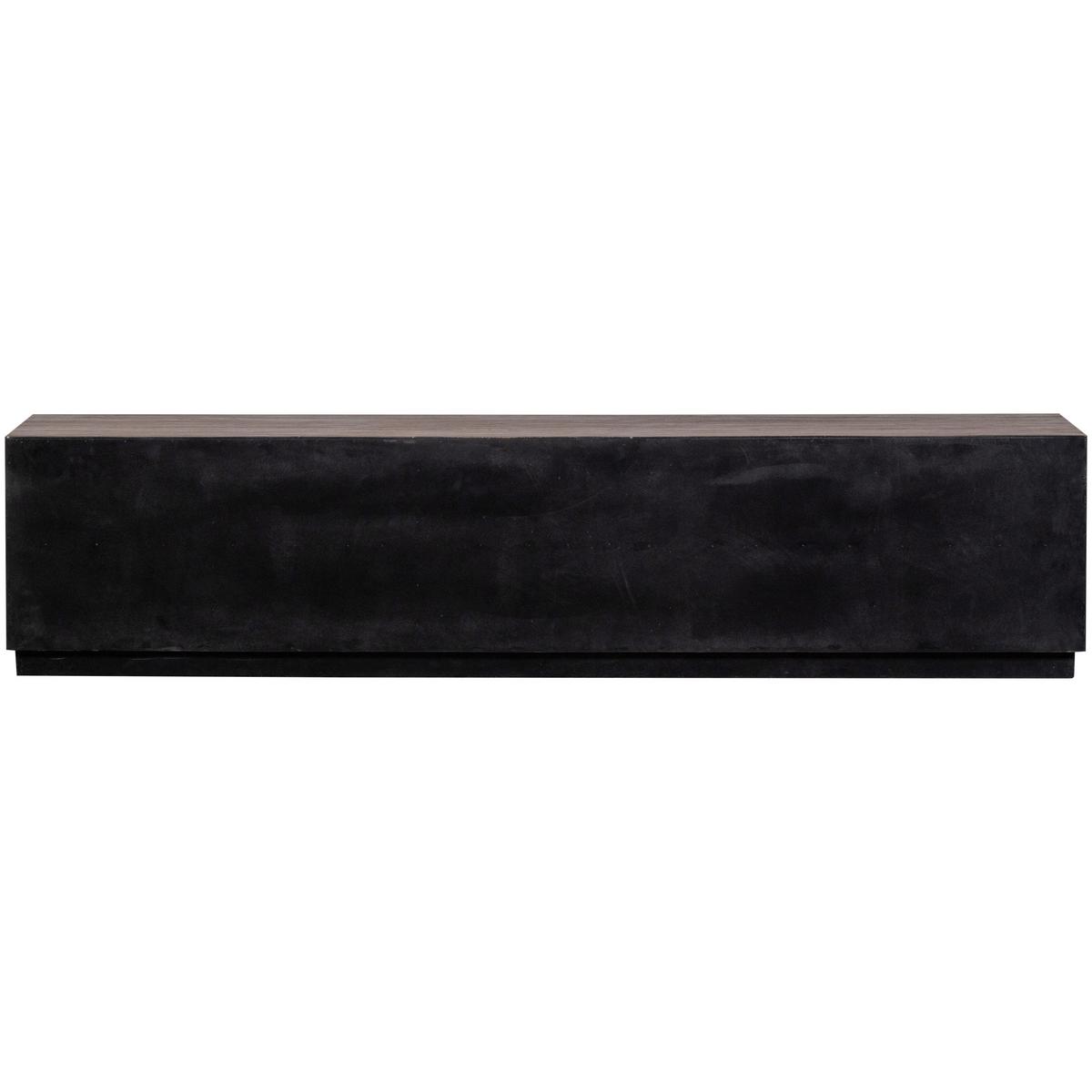 LOWBOARD Sun Braun B: 200cm - Braun, Design, Holz (200/45/44cm) - Livetastic