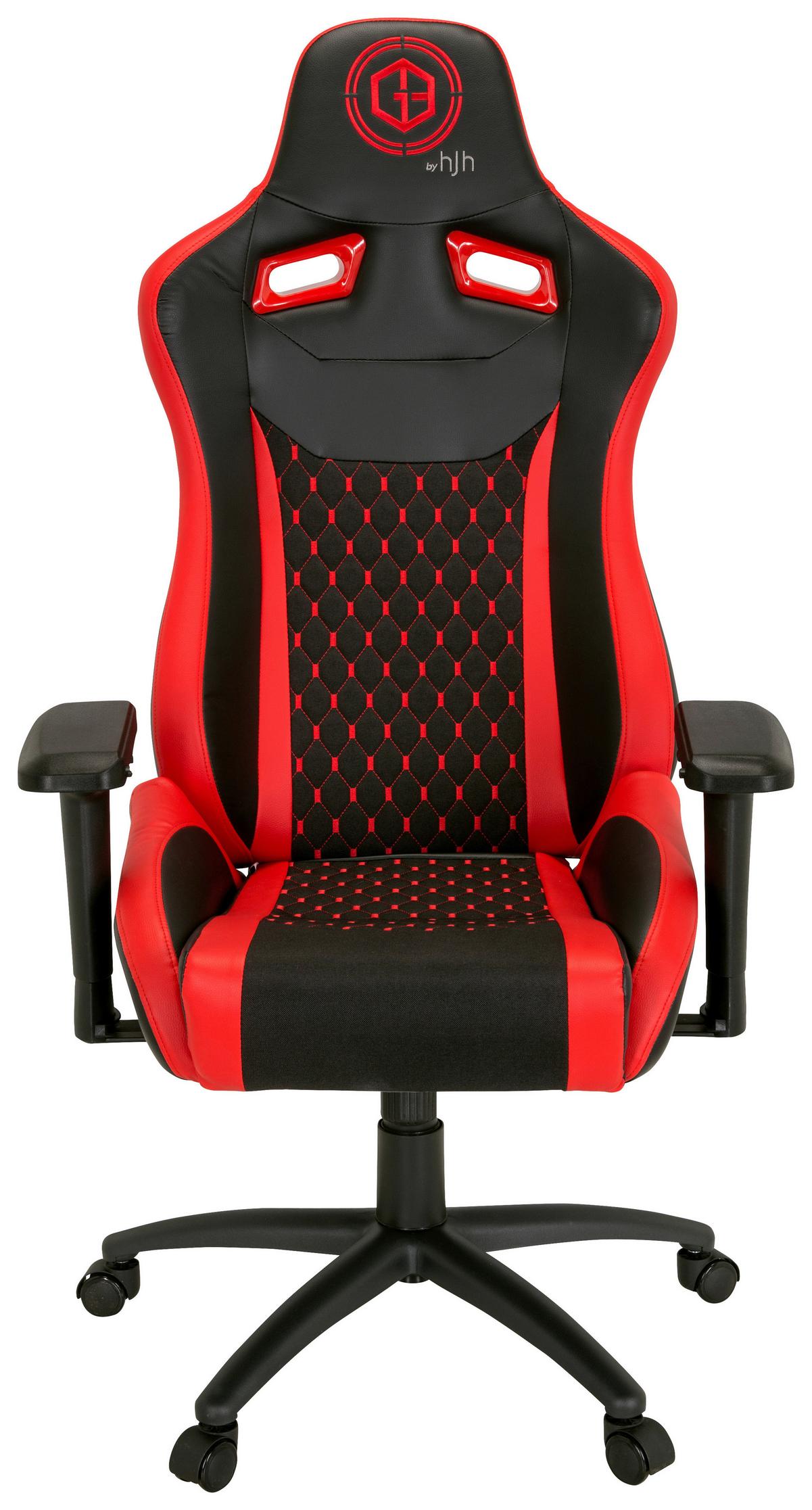 Gaming Stol Gamebreaker Sx 04, Črna, Rdeča - rdeča/črna, Moderno, kovina/umetna masa (74/137/66cm) - MID.YOU