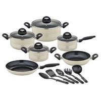 Set Posod S Kuhinjskimi Pripomočki Milano Beige - bež, Basics, kovina - GSW