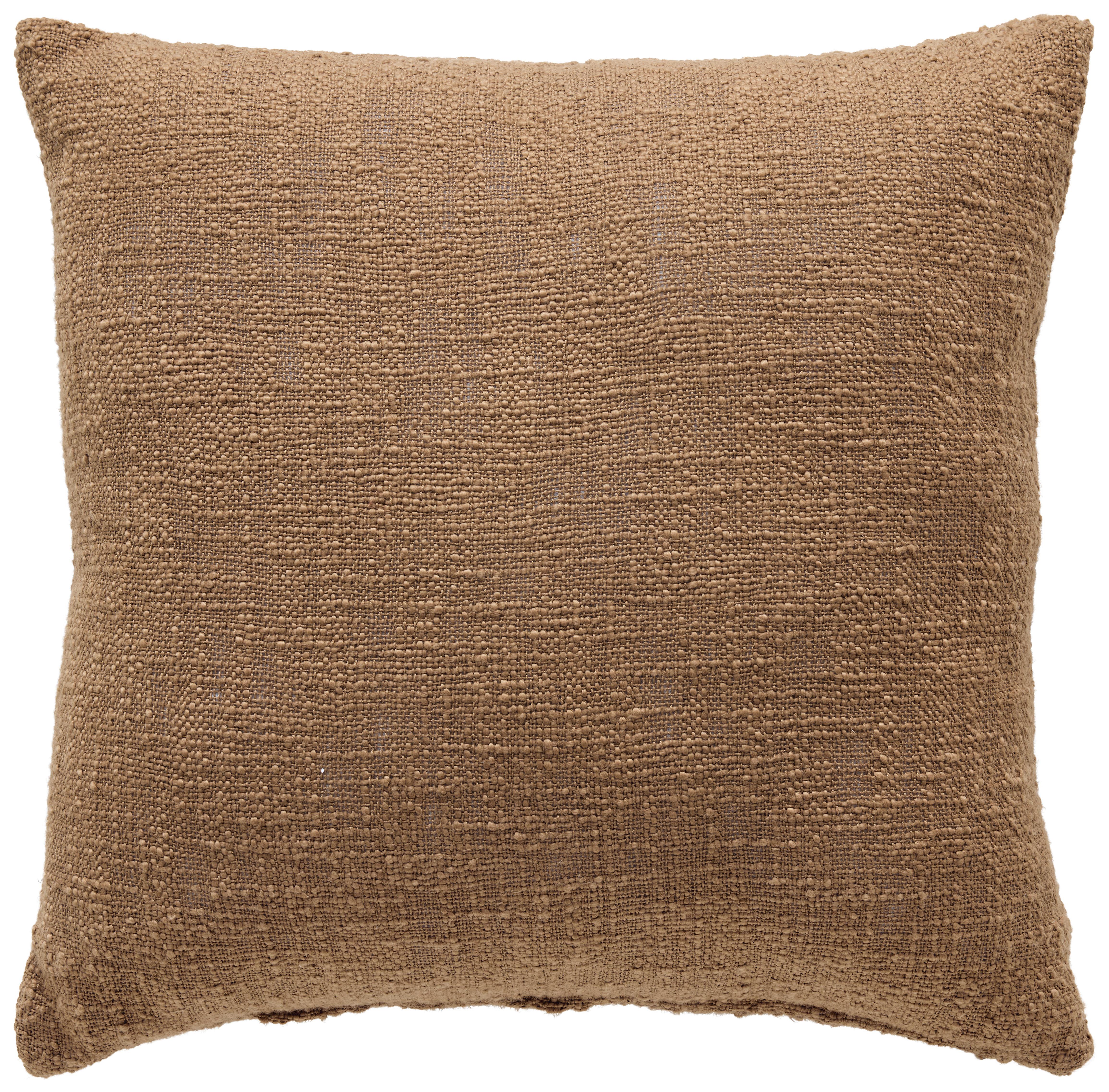 Díszpárna Sascha 45/45 - barna, Konventionell, textil (45/45cm) - Mömax