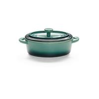 Set vase pentru cuptor ELISA - verde, Konventionell, ceramică (14,7/6,7/11,6cm) - Modern Living