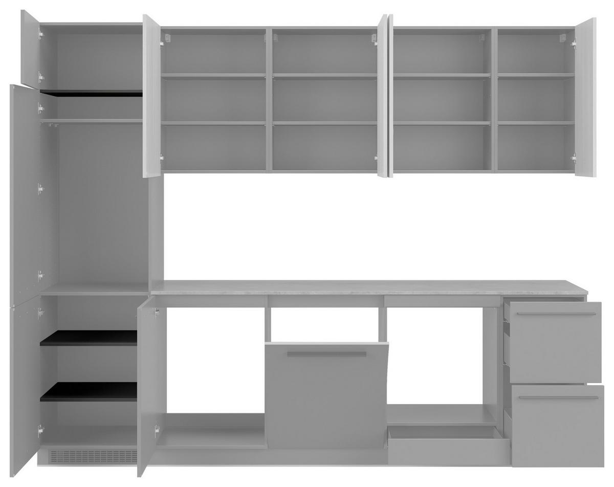 Einlegebodenset K49-POL357/49 Graphitfarben, - Graphitfarben, Basics, Holzwerkstoff (57,8/80,3/48,9cm) - Visiona