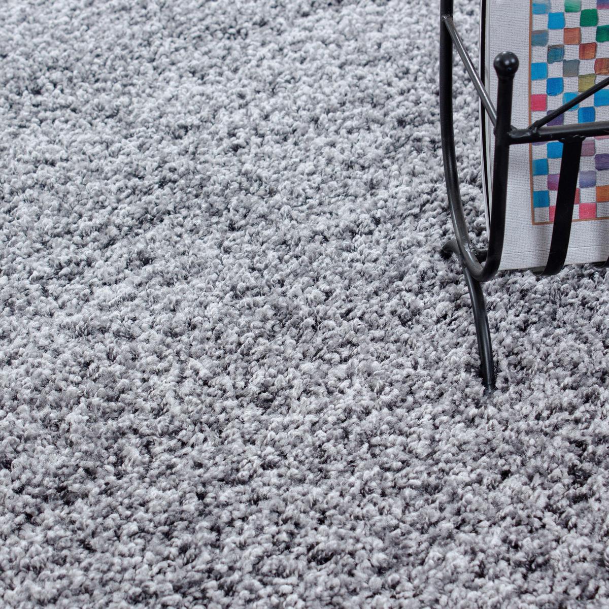 Hochflorteppich Life Lightgrey Hellgrau ca. 200x290cm - Hellgrau, KONVENTIONELL, Textil (200/290cm) - Novel