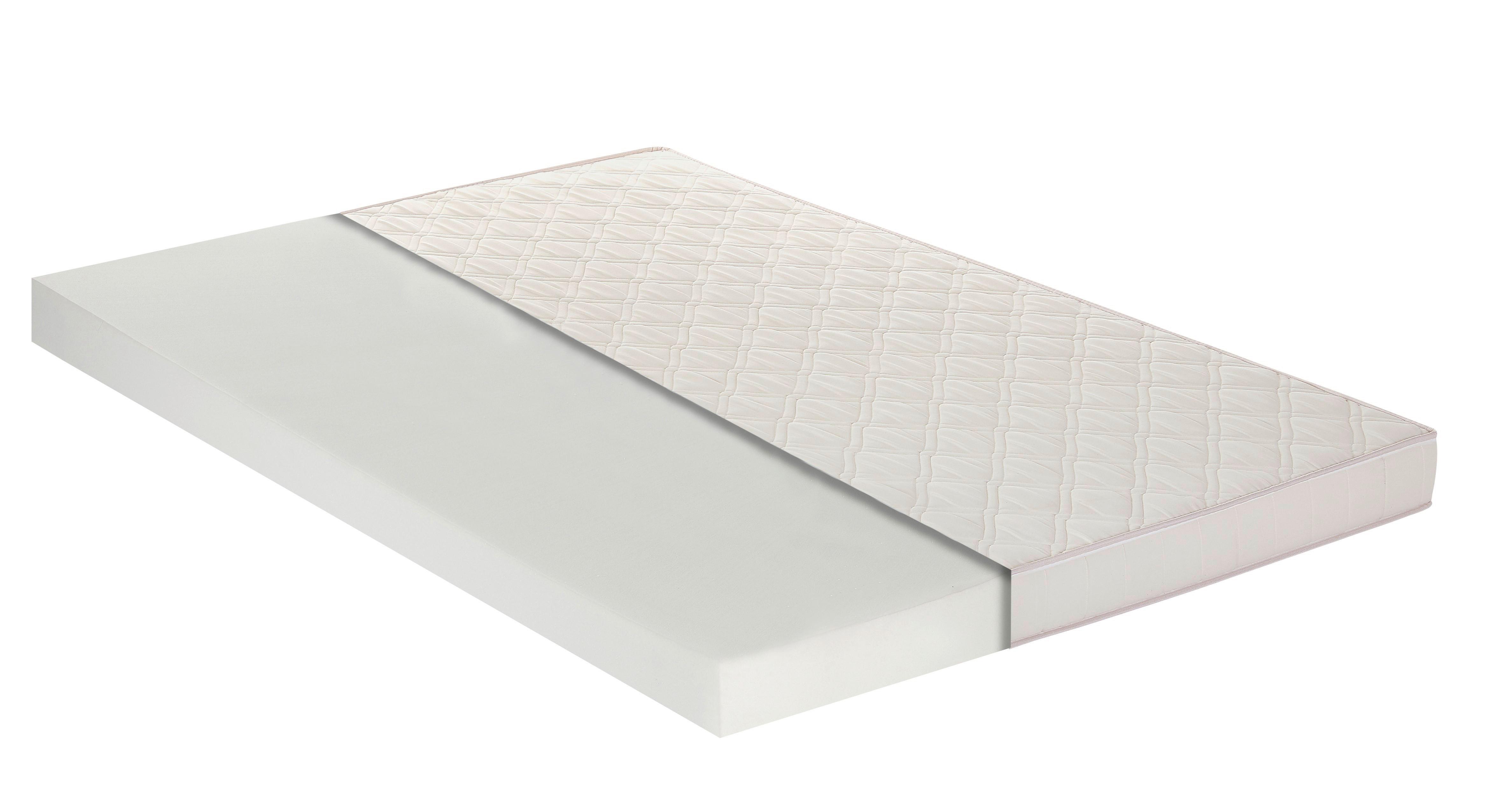 Kaltschaummatratze Basci Plus H2/3 ca. 140x200cm - Weiß, Basics, Textil (140/200cm) - P & B