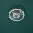 Deckenleuchte Gabriella - Nickelfarben, MODERN, Glas/Metall (17/9cm) - MODERN LIVING