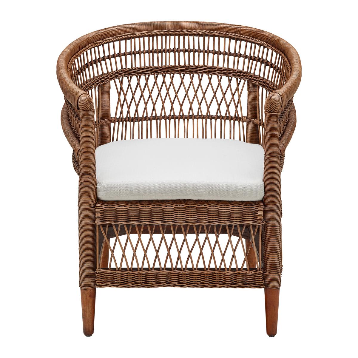 RATTANSESSEL INDAH -STUDIO- - Naturfarben, Lifestyle, Holz (80/87/70cm) - Premium Living