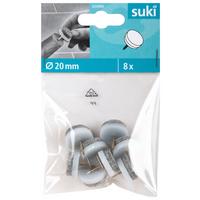 Filckorong 20mm 8db - fehér, műanyag (2cm) - Suki