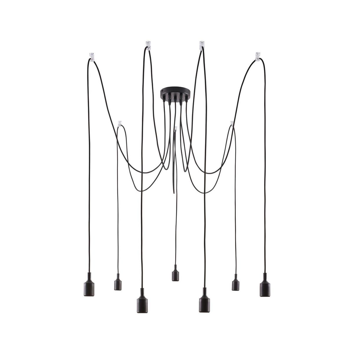 Hängeleuchte Ketil in Schwarz max. 60 Watt - Schwarz, Basics, Metall (15,0/200,0cm) - Paulmann