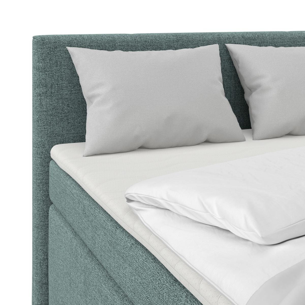 PAT BOXSPRING MIRA 1 - albastru, Basics, textil (120/200cm)