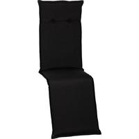 Relaxsesselauflage Trabzon ca.170x46x8cm Anthrazit - Anthrazit, Basics, Textil (170/46/8cm) - Gardenson