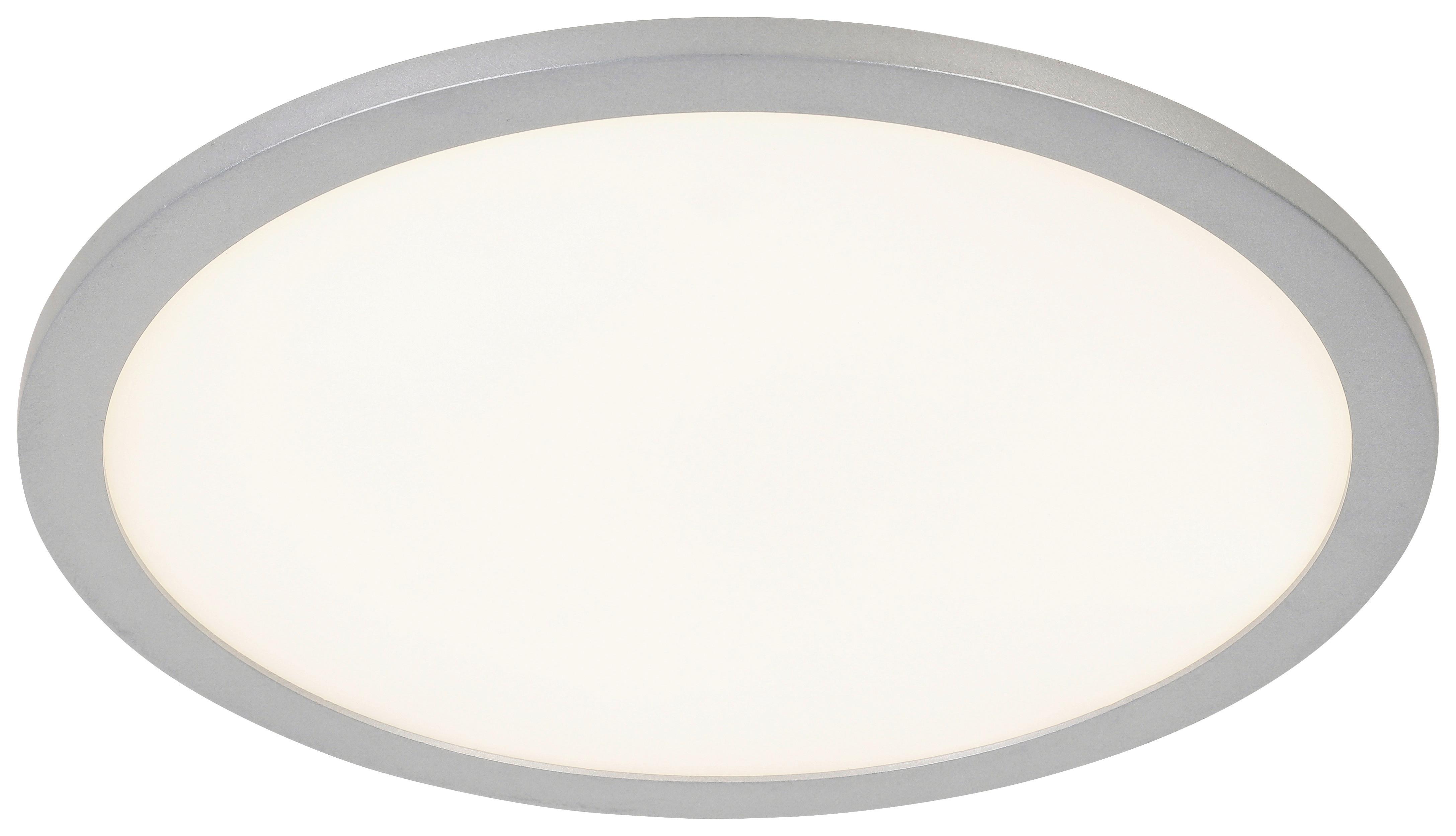 LED-Deckenleuchte Imo in Silberfarben max. 16 Watt - Silberfarben, Romantik / Landhaus, Kunststoff/Metall (30/5cm) - Modern Living
