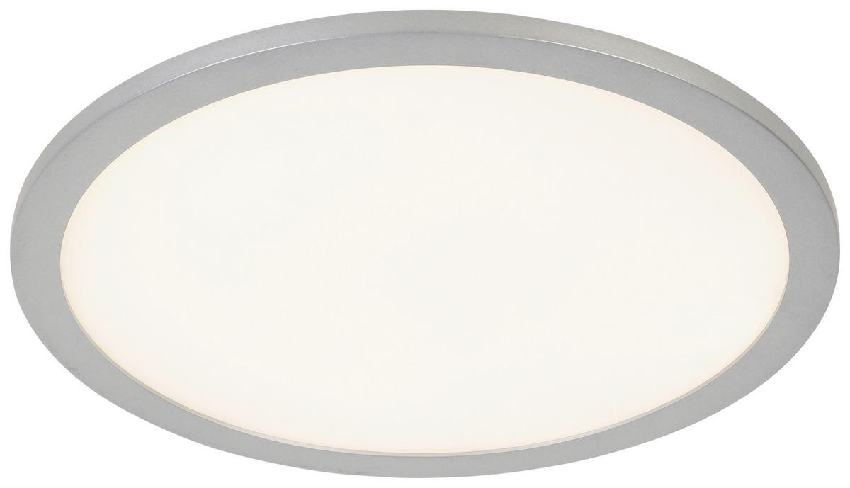 LED-Deckenleuchte Imo in Silberfarben max. 16 Watt - Silberfarben, Romantik / Landhaus, Kunststoff/Metall (30/5cm) - Modern Living