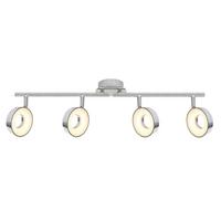Led Stropna Svjetiljka Isla - boje kroma, Design, metal/plastika (71/10/19cm)