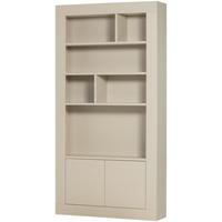 Regal Wallcover Grau - Grau, Design, Holz (117/229/31cm) - Livetastic