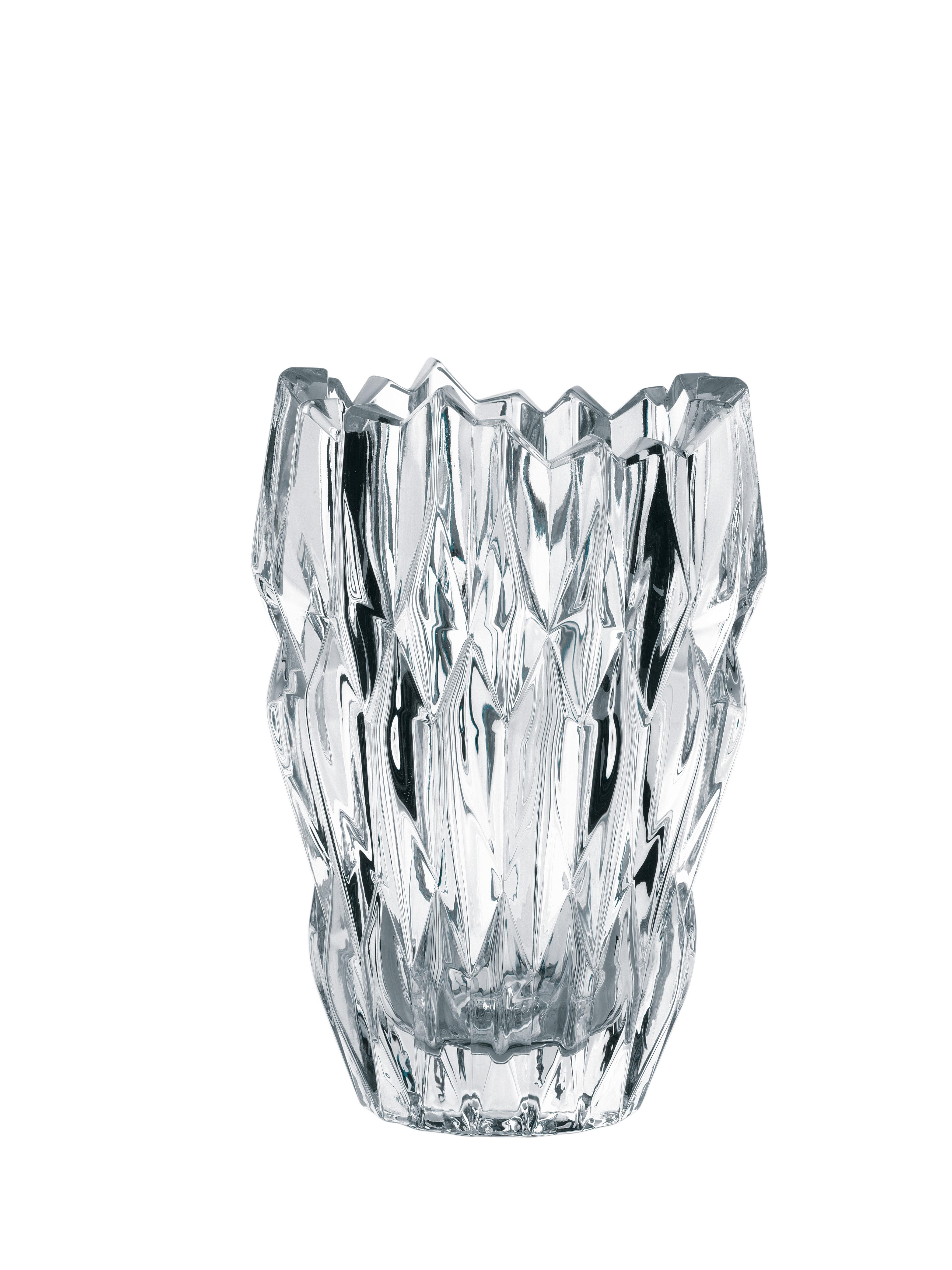 Vase Quartz aus Glas - Klar, MODERN, Glas (11,2/8,3/16,0cm) - Nachtmann