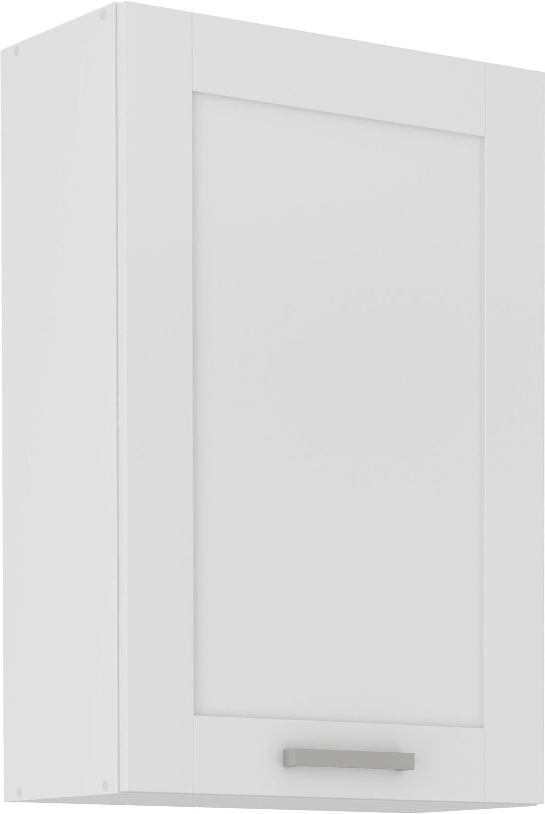 Kuhinjski Gornji Element Luisa H60/90 - bijela/srebrne boje, Romantično / ladanjski, drvni materijal/metal (60/90/31cm) - Based