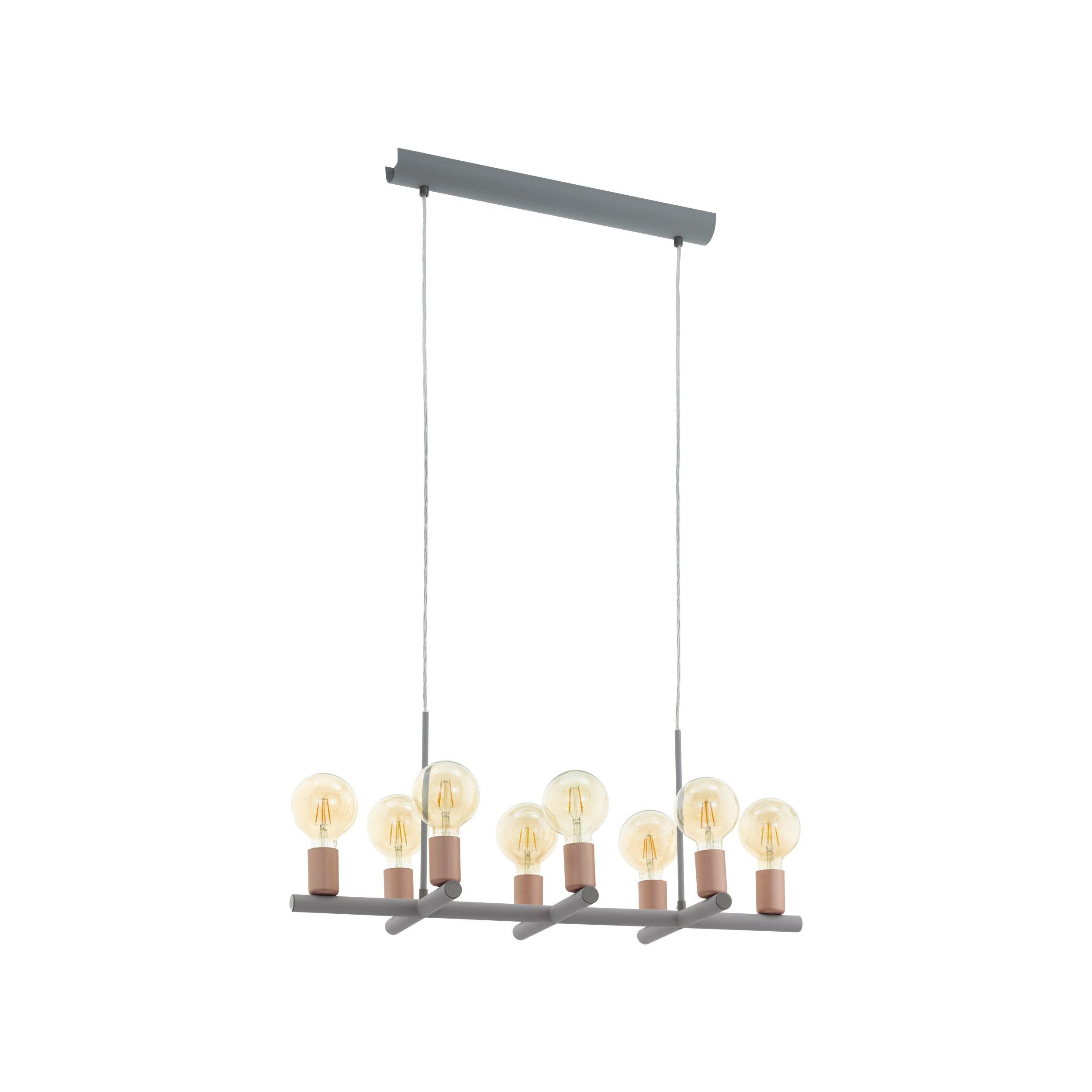 Hängeleuchte 97449* Adri 1 - Goldfarben/Grau, Lifestyle, Metall (78.5/30.5/110cm) - Eglo