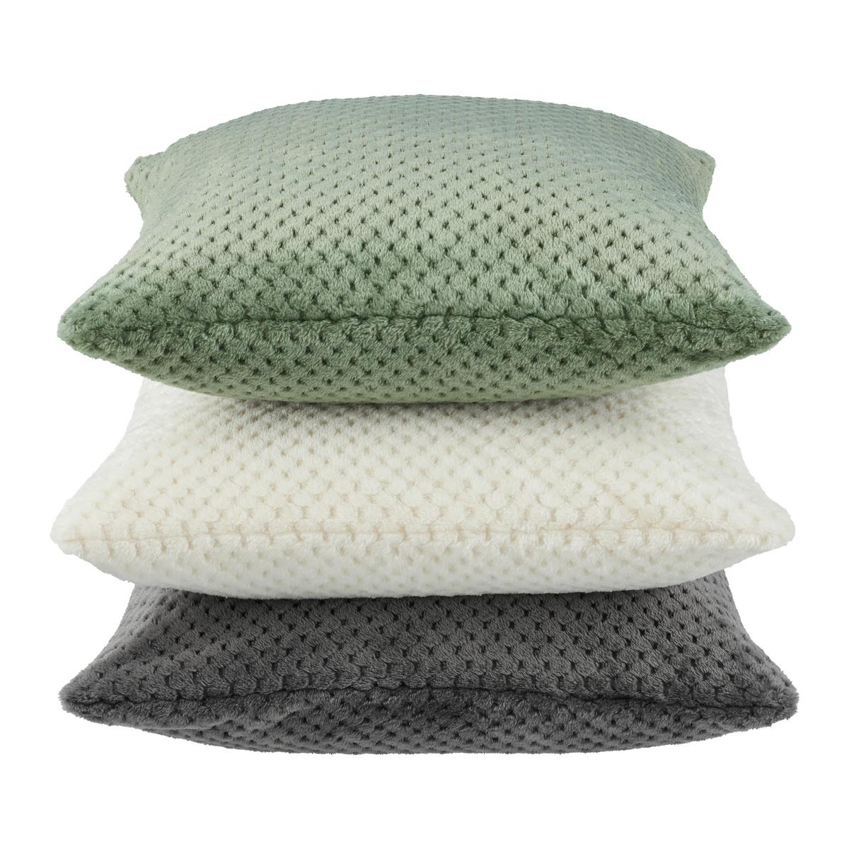 Kissenhülle Lars Grau ca. 40x40cm - Grau, KONVENTIONELL, Textil (40/40cm) - Based