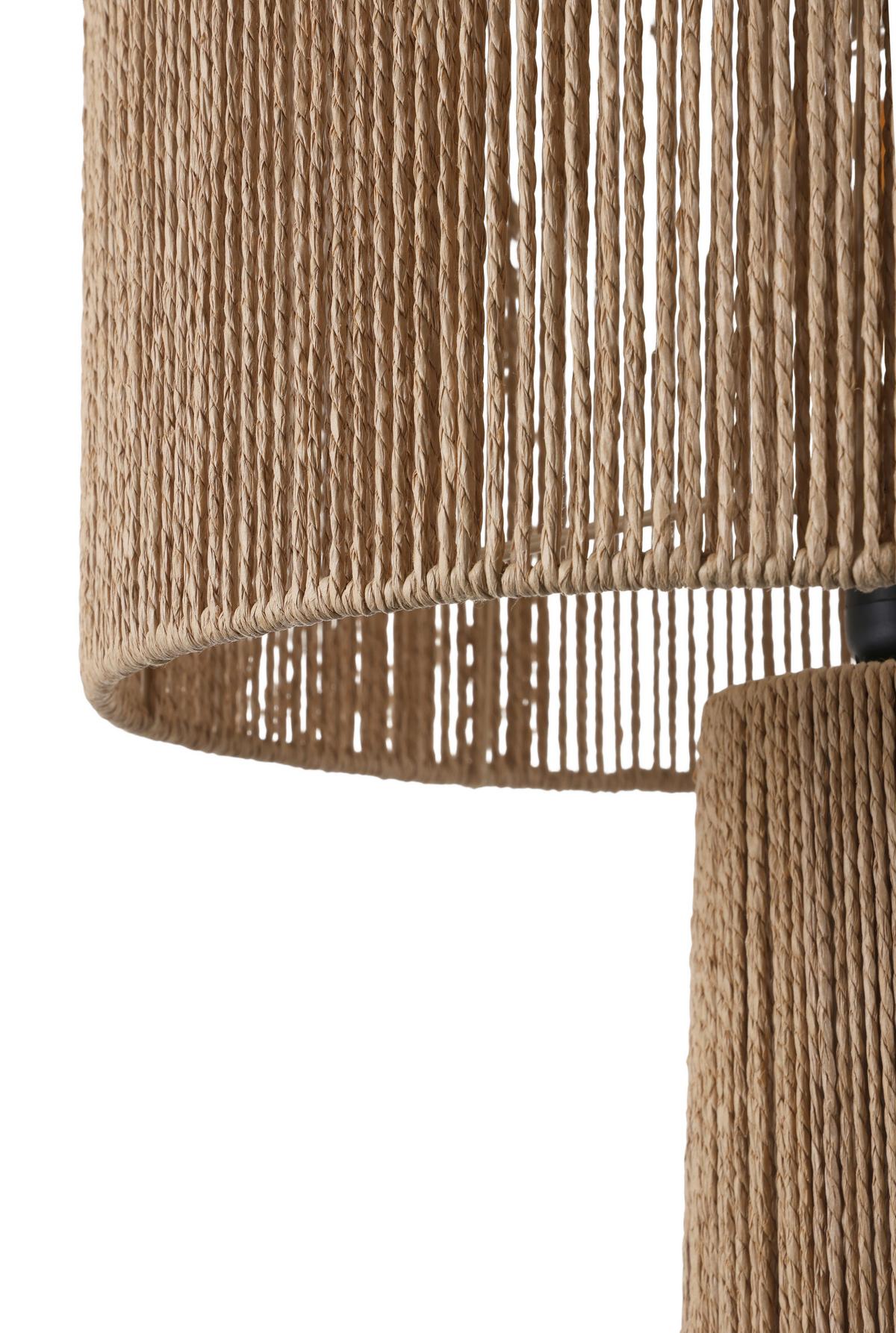 Stehleuchte Zitr Braun max. 25 Watt - Braun, MODERN, Papier/Metall (35/140cm)