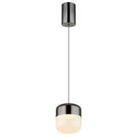 LED-HÄNGELEUCHTE 15721 - Klar/Graphitfarben, Design, Glas/Metall (15/200cm) - Globo