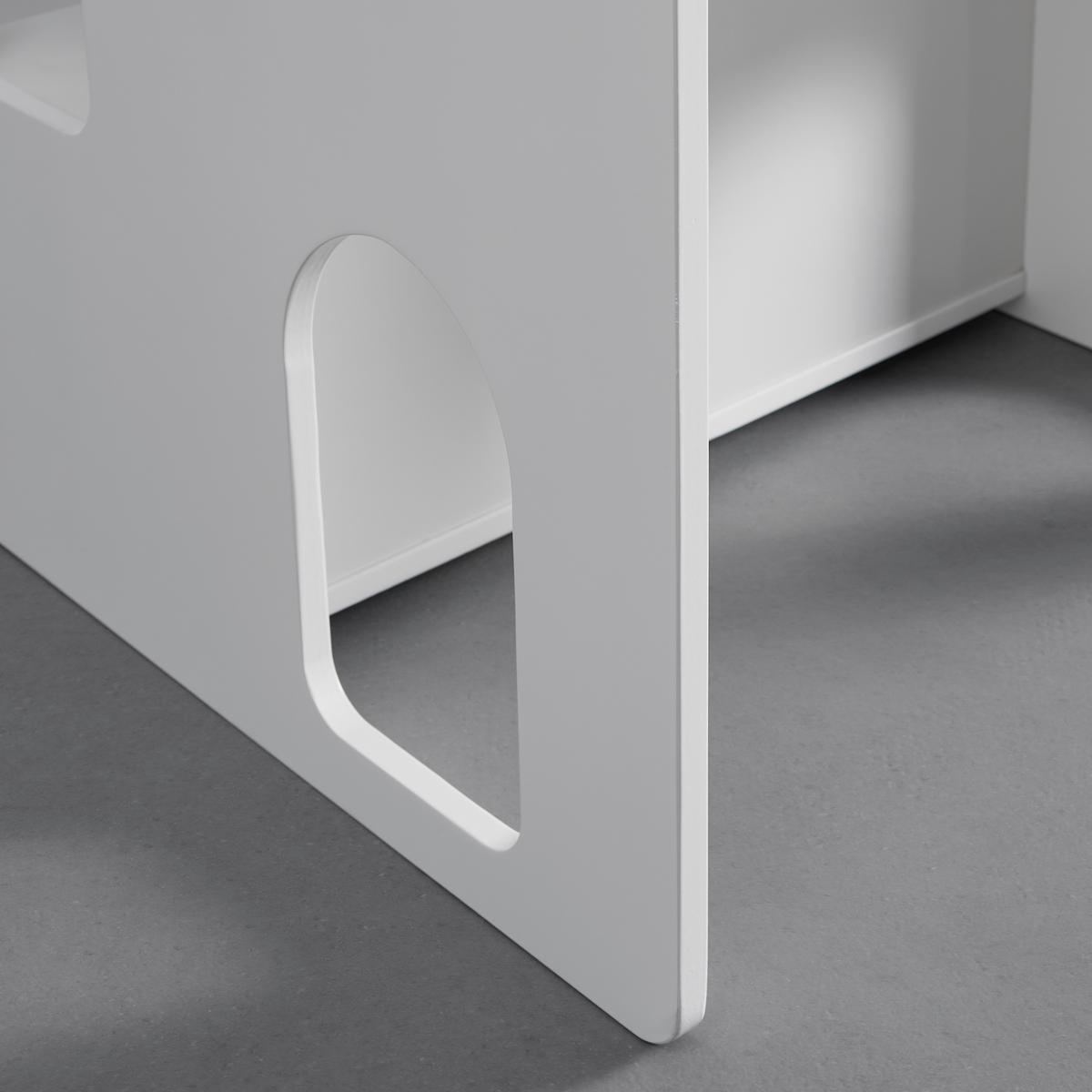 Spielhaus July Weiß MDF - Weiß, MODERN (60/80/60cm) - Bessagi Kids