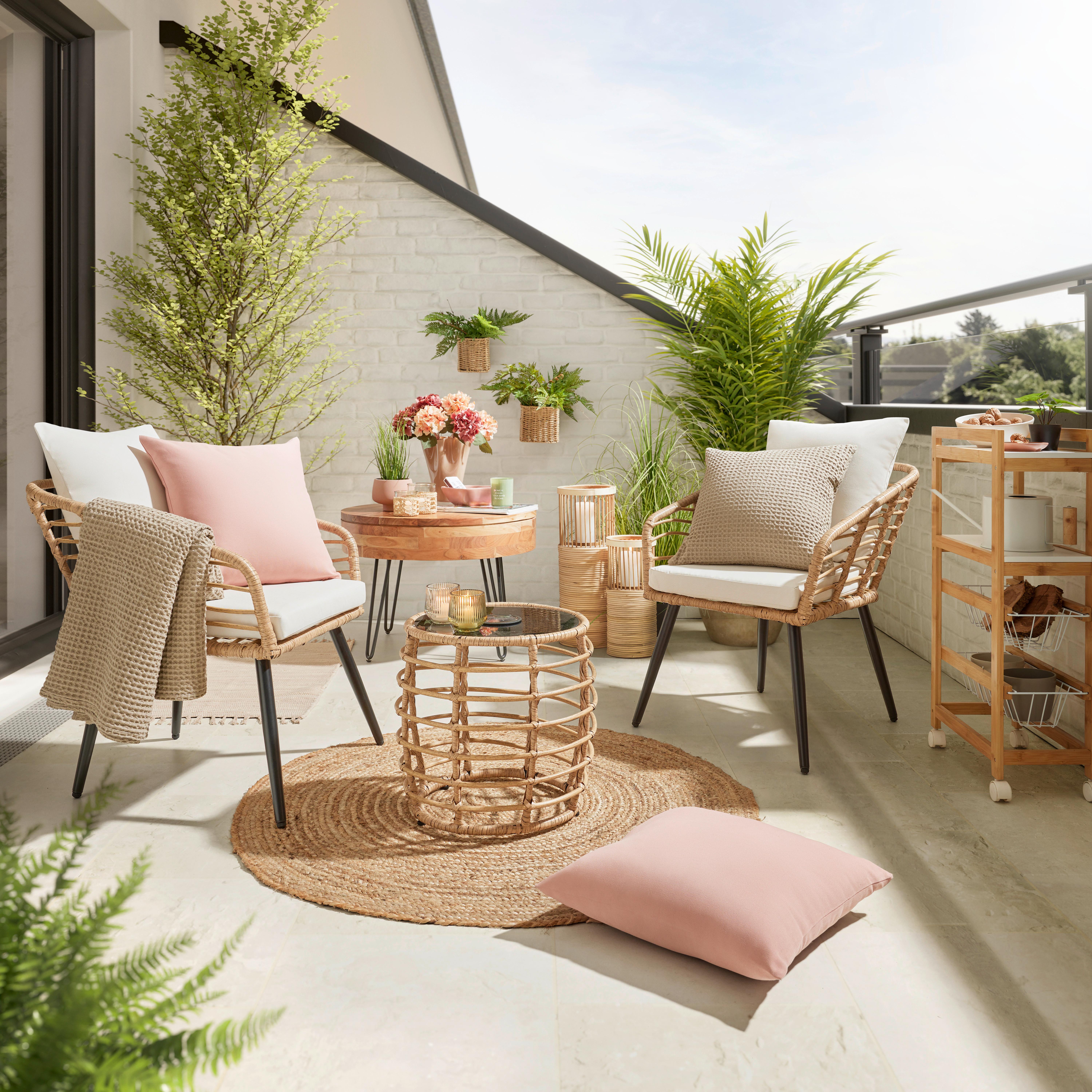 Decke Nora in Taupe ca. 130x170cm - Modern (130/170cm) - Modern Living