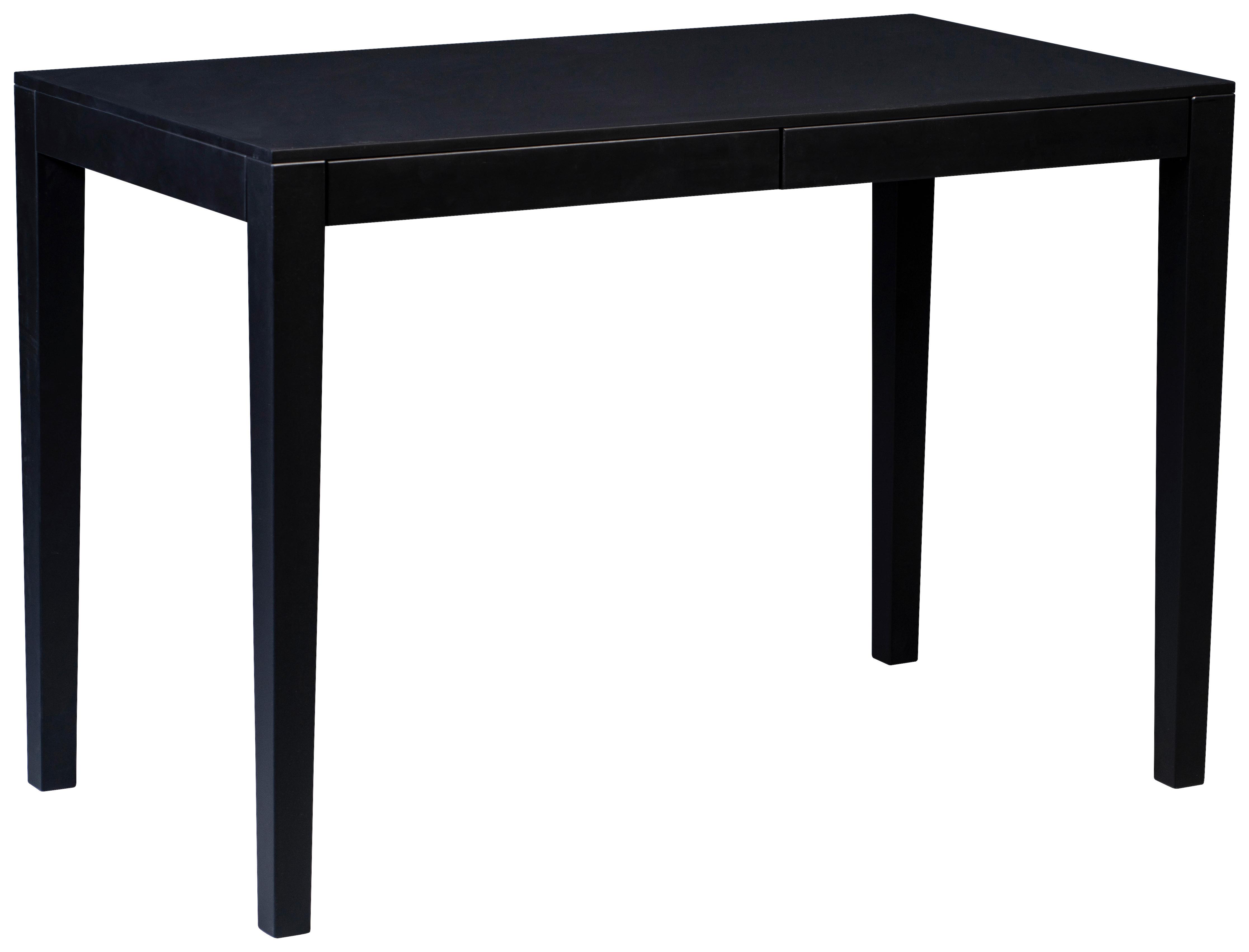 BIURKO GUNAR - czarny, Konventionell, materiał drewnopochodny (110/60/75cm) - Livetastic