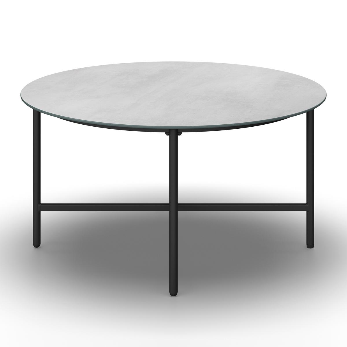 KOMPLET MEBLI TARASOWYCH BERRY - jasnoszary/czarny, Modern, metal/tkanina (167/59/89cm) - Bessagi Garden