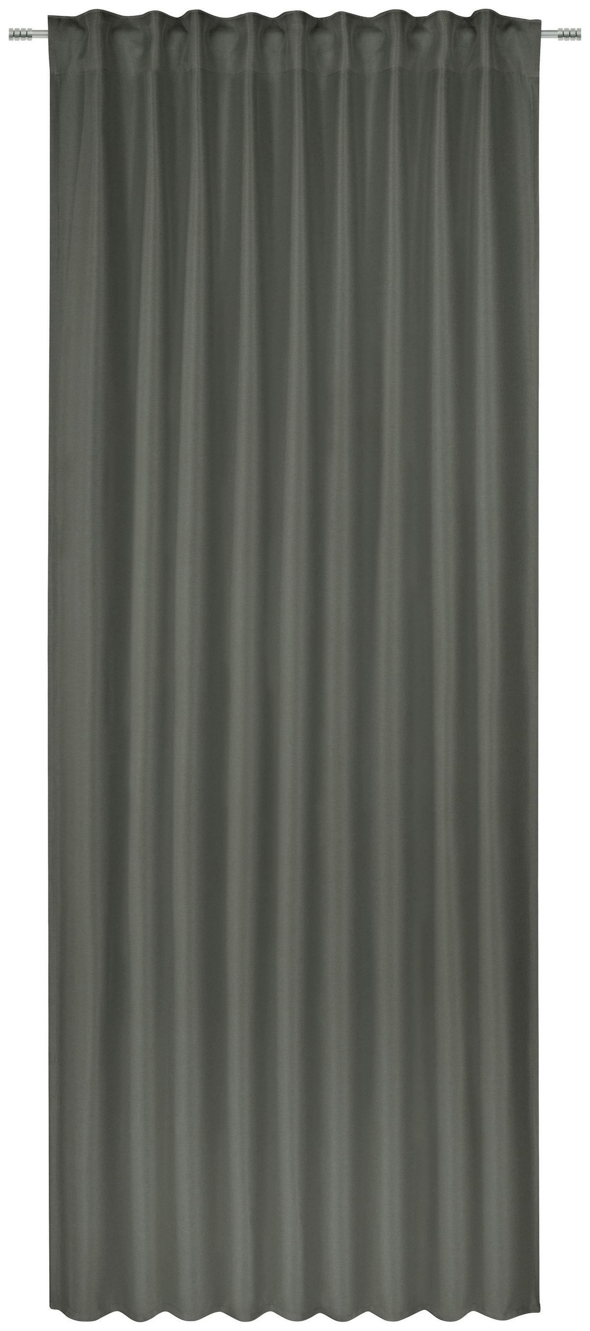 Zatemnitvena Zavesa Roman - antracit, Moderno, tekstil (135/255cm) - Premium Living