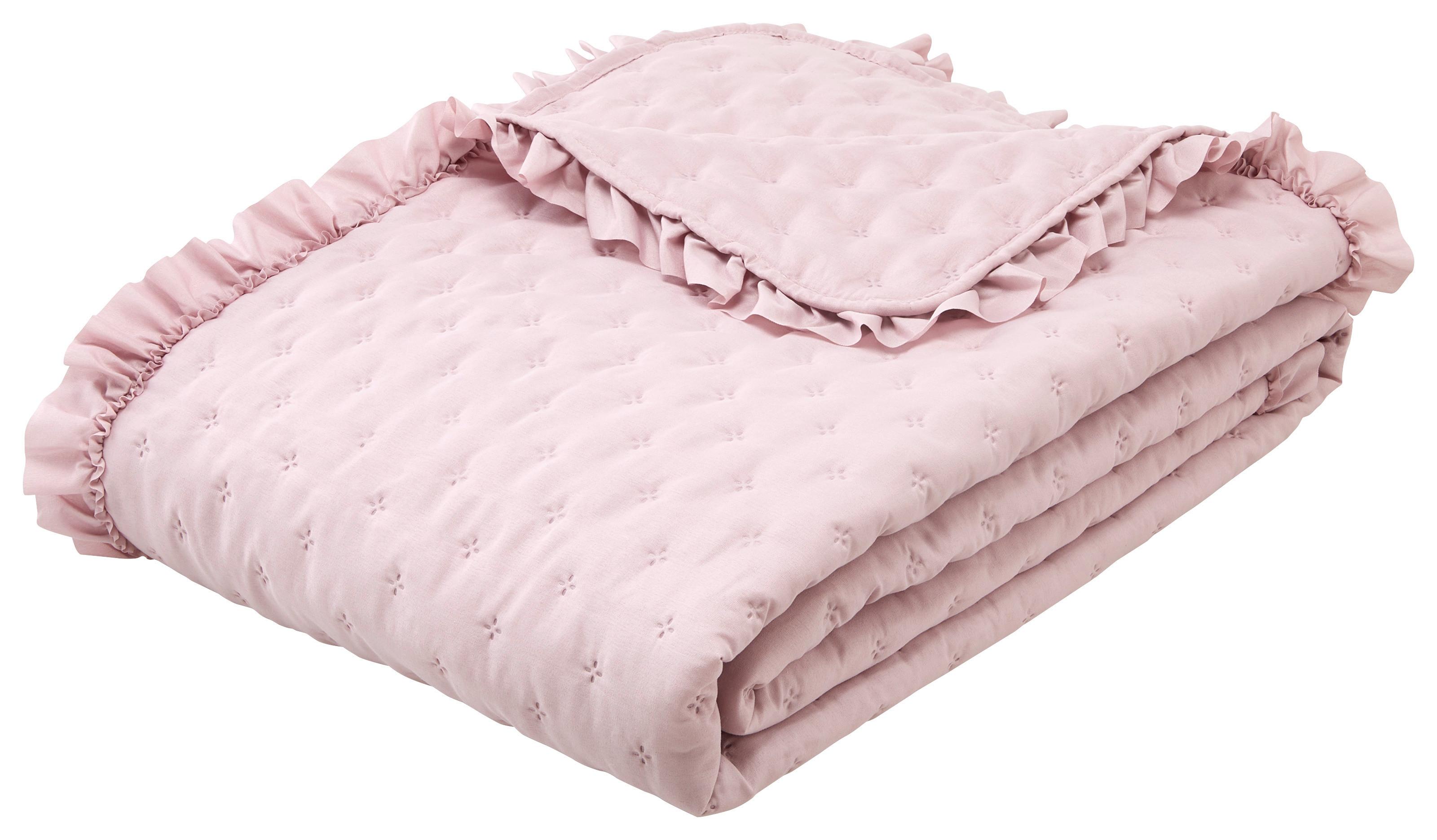 Tagesdecke Daisy - Rosa, Textil (160/220cm) - Mömax