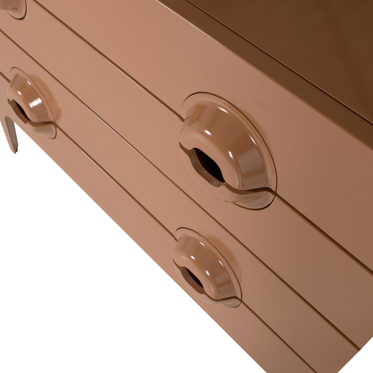 Kommode Merge Altrosa B: 110 cm - Altrosa, Design, Holz/Metall (110/89/44cm) - Livetastic