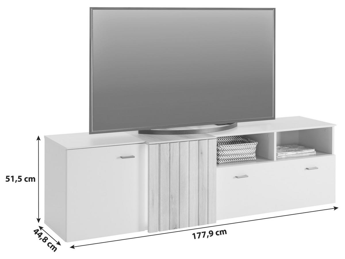 Tv Komoda Santana - Moderno, drvni materijal/metal (177,9/51,5/44,8cm) - Modern Living