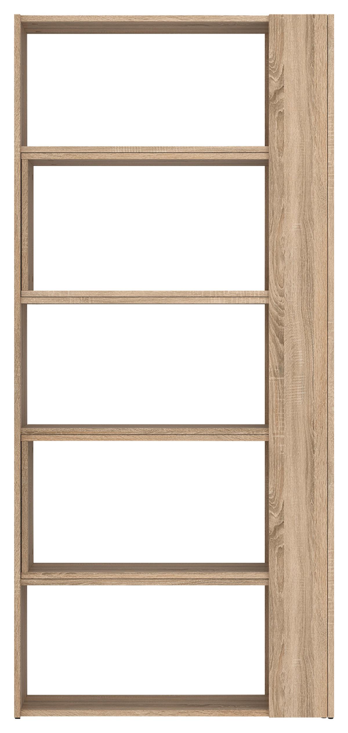 Etajeră MOTUS - stejar Sonoma, Modern, material pe bază de lemn (82-146/180/35cm) - Modern Living